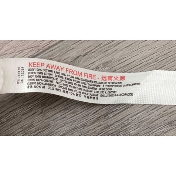 Free People Women's Intimately Fp Side Of Sass Lace Trim Bodysuit - White L - Picture 5 of 5